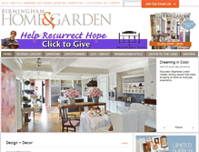 Tablet Screenshot of birminghamhomeandgarden.com